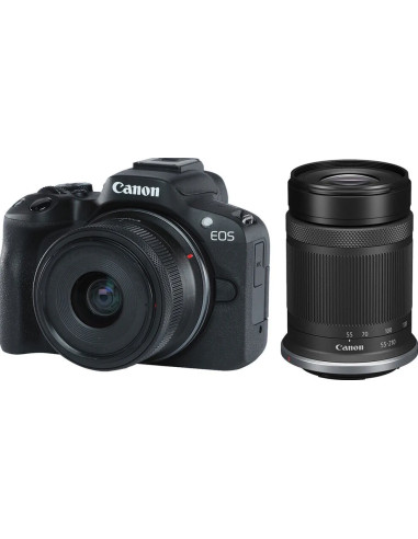 EOS R50 + RF-S 18-45mm f/4.5-6.3 IS STM + RF-S 55-210mm f/5-7.1 IS STM